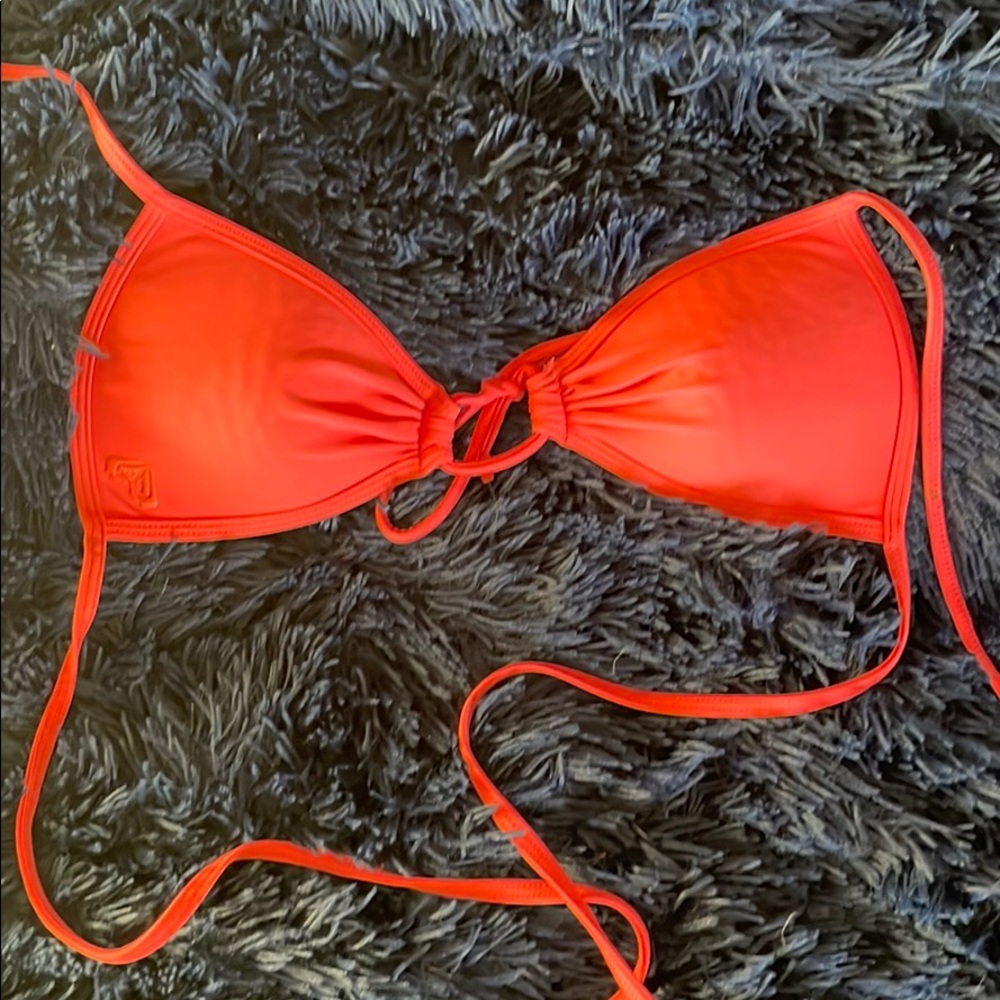 Roxy passed coral bikini top